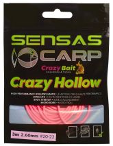 Кух ластик Sensas CRAZY HOLLOW ELASTIC 800% PINK 2.60мм