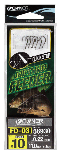 Вързани куки Owner METHOD FEEDER QUICK STOP - FD-03