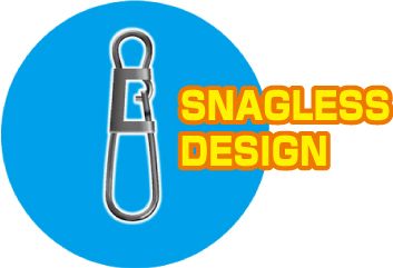 Вирбел с карабинка Owner SNAGLESS SNAP w/BALLBEARING SWIVEL - 5190
