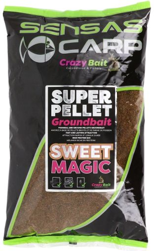 Захранка Sensas SUPER PELLET - SWEET MAGIC 1KG