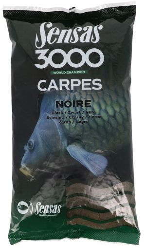 Захранка Sensas 3000 - CARPES BLACK 1KG