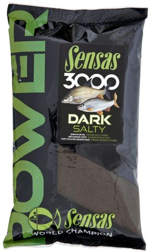 Захранка Sensas 3000 POWER - DARK SALTY 1KG