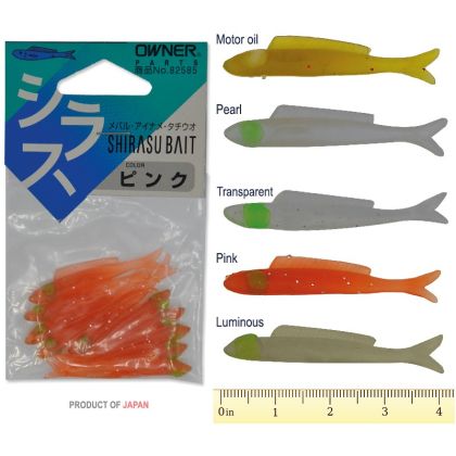 Силиконови риби Owner SHIRASU BAIT FISH - 4см