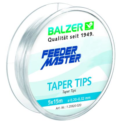 Шок лидери Balzer FEEDERMASTER TAPER TIPS - 5х15м