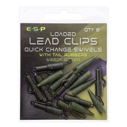 Клипсове ESP LOADED LEAD CLIPS WEEDY GREEN