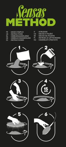 Захранка Sensas METHOD MIX - NATURAL SCOPEX 1KG