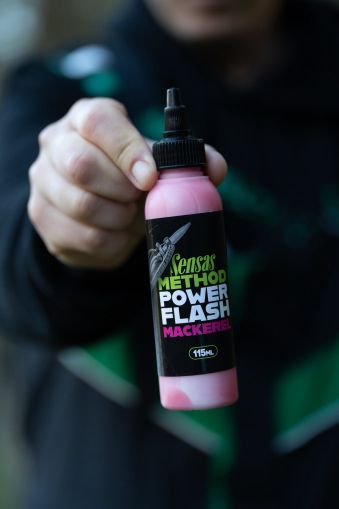 Пушещ гел Sensas POWER FLASH - MACKEREL FLUO PINK
