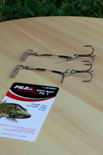Монтаж Filex SOFT BAIT STINGER RIG FIL1