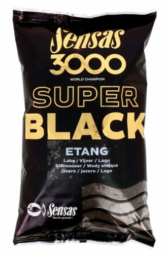 Захранка Sensas 3000 SUPER BLACK - ETANG 1KG
