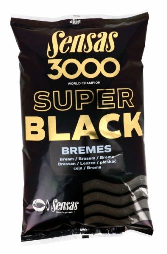 Захранка Sensas 3000 SUPER BLACK - BREMES 1KG