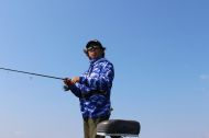 Блуза с качулка Owner SUN BLOCK HOODIE BLUE UPF50+