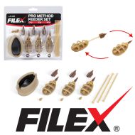 Комплект хранилки Filex PRO METHOD FEEDER SET - 20,30,40гр