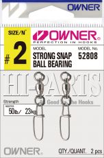 Вирбел с карабинка OWNER STRONG SNAP BALL BEARING - 52808